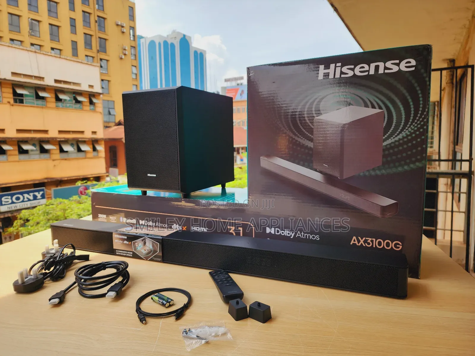 Brand New Discounted Hisense Deep Bass Soundbar 280watts