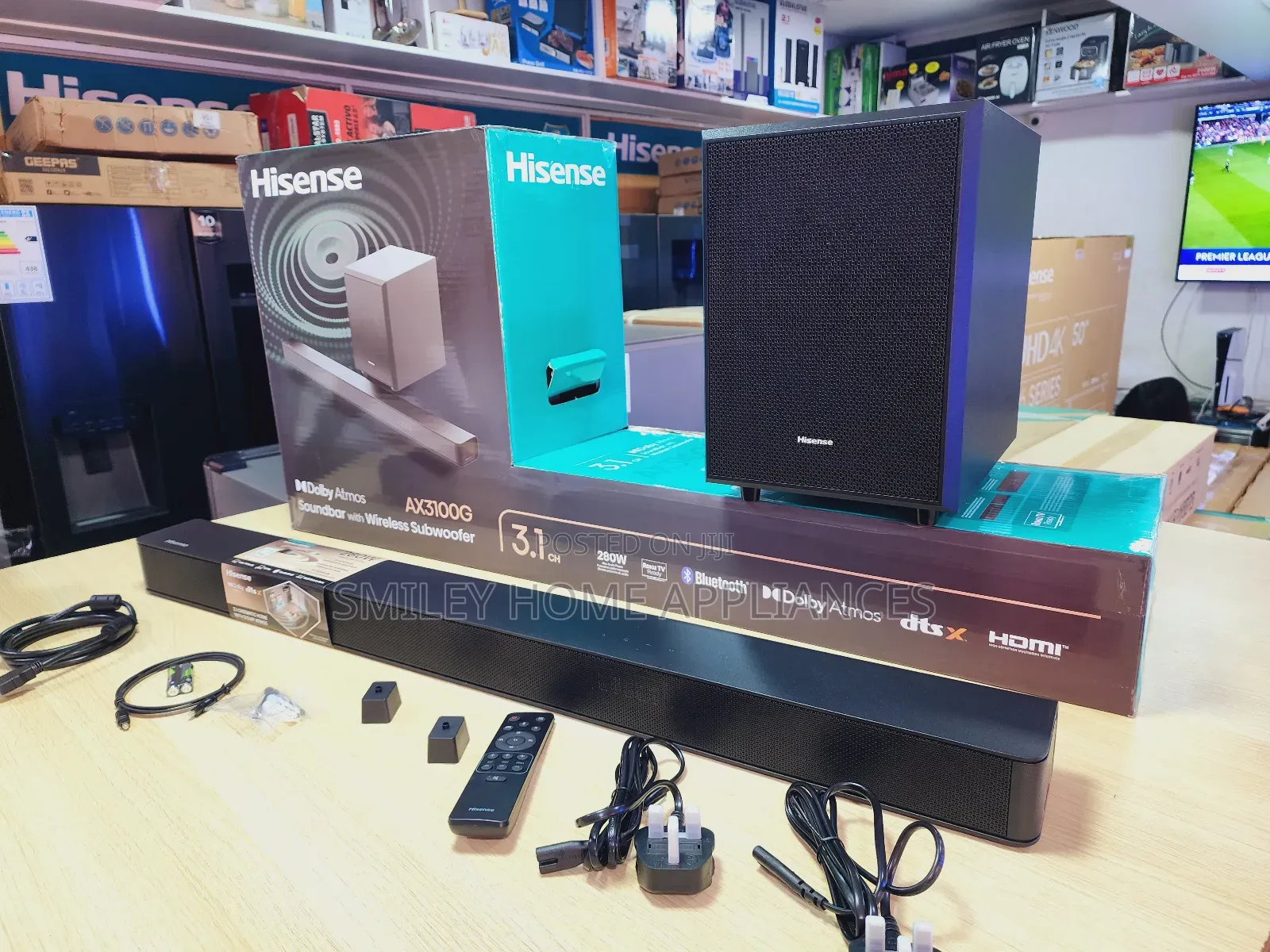 Deep Bass Hisense AX3100G 280 WATTS Soundbar