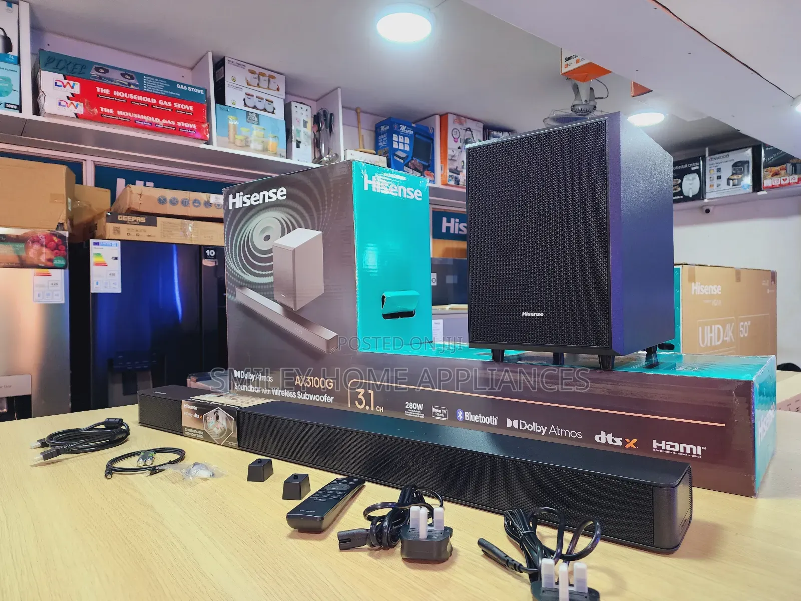 Deep Bass Hisense AX3100G 280 WATTS Soundbar