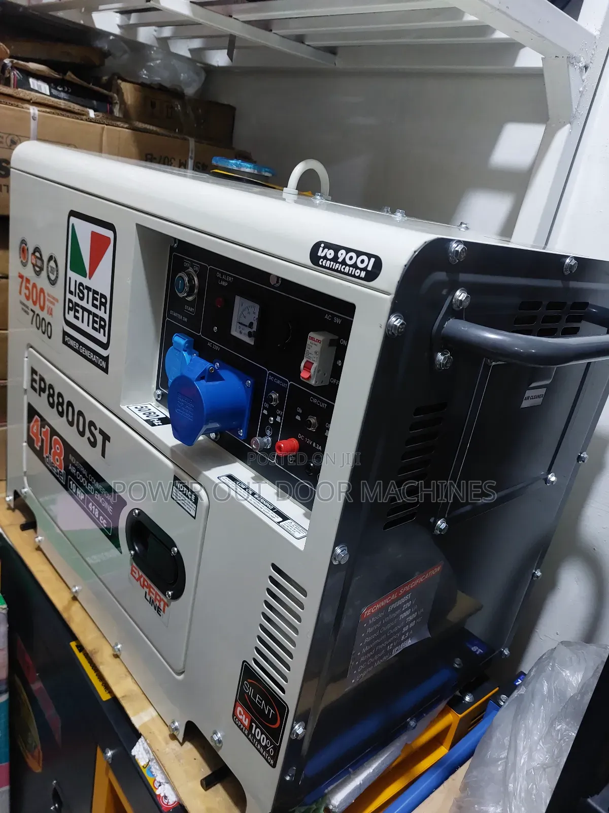 Lister Petter 7.5kva / 7000 Watts Silent Diesel Generator