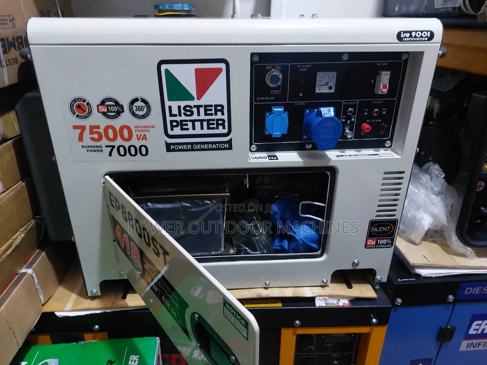 Lister Petter 7.5kva / 7000 Watts Silent Diesel Generator