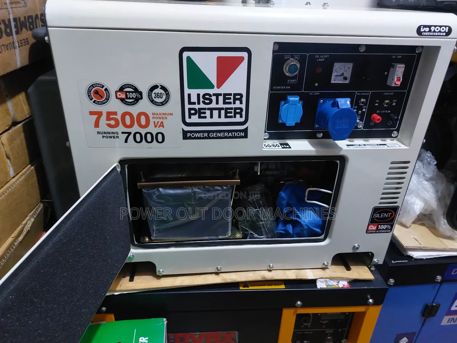 Lister Petter 7.5kva / 7000 Watts Silent Diesel Generator