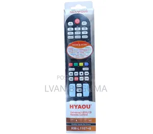 HYAUO Universal LED / LCD TVS Remote - Works on Most Brand
