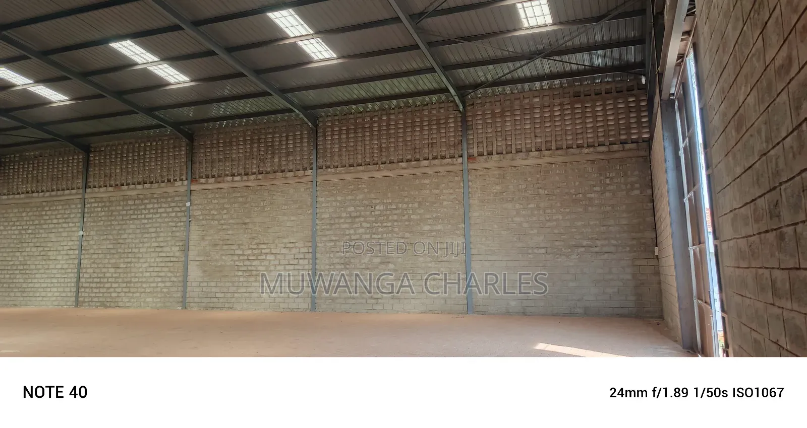 Werehouse for Rent in Entebbe