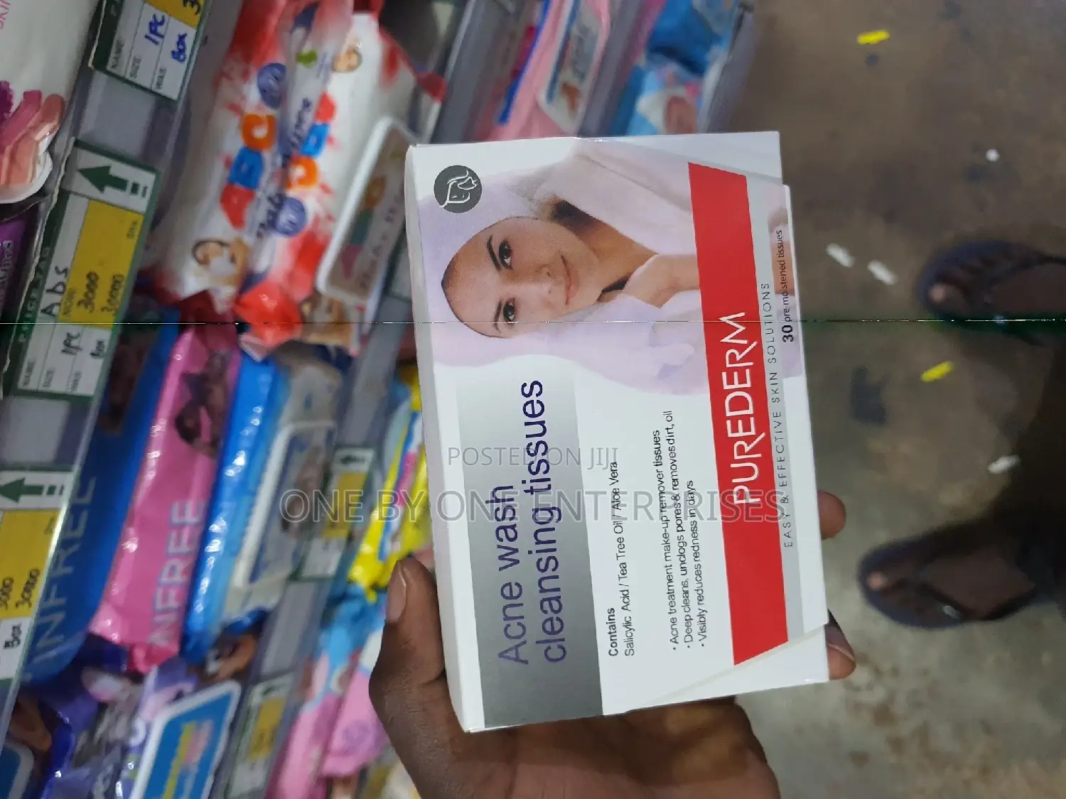 Acne Wash Cleansing Tissues