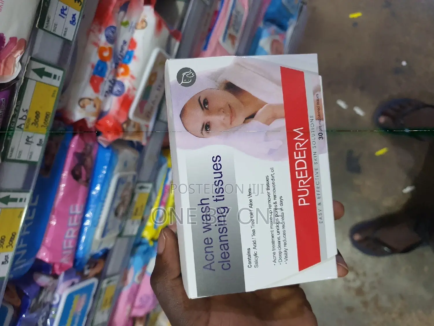 Acne Wash Cleansing Tissues