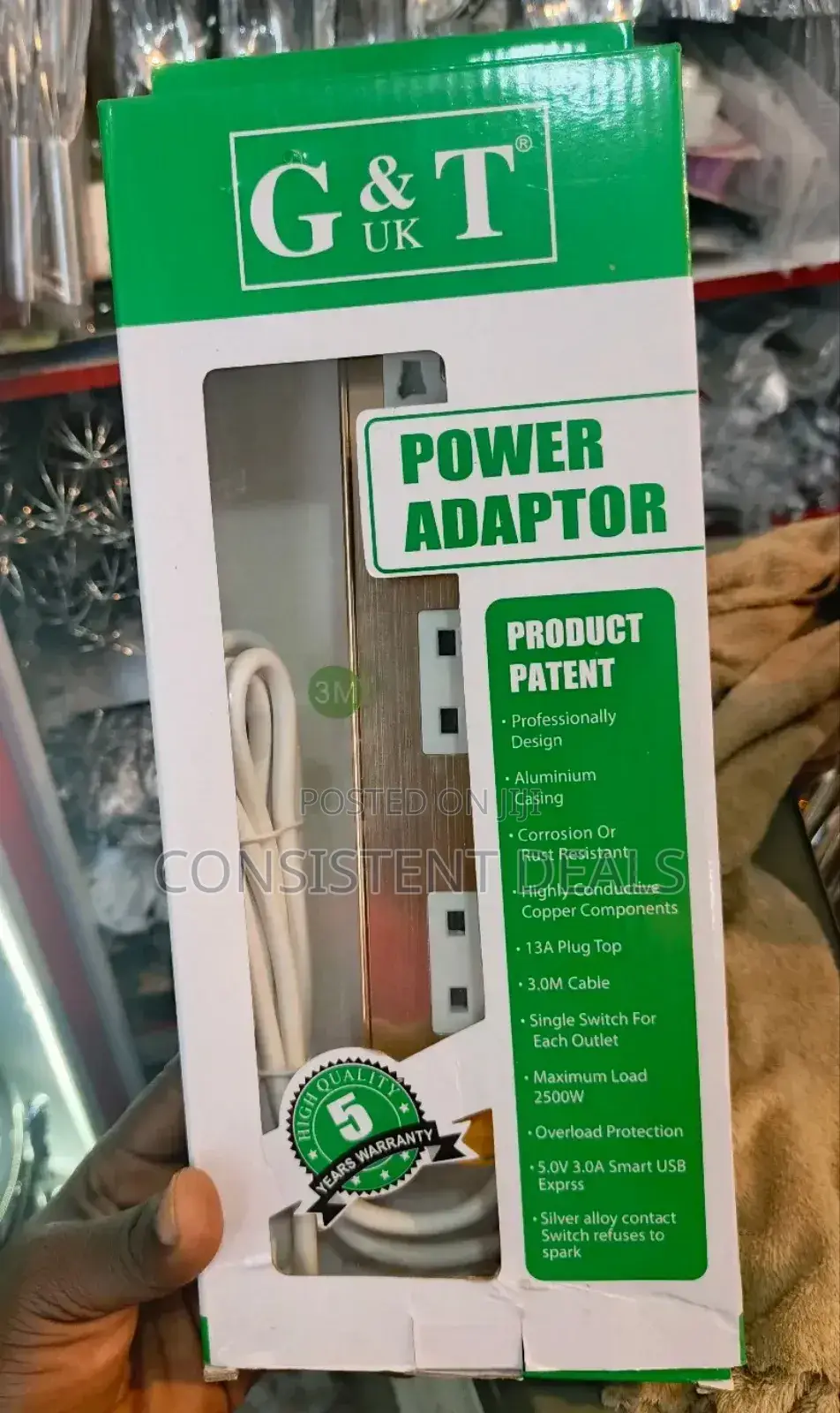 G T UK Power Adapter Extension