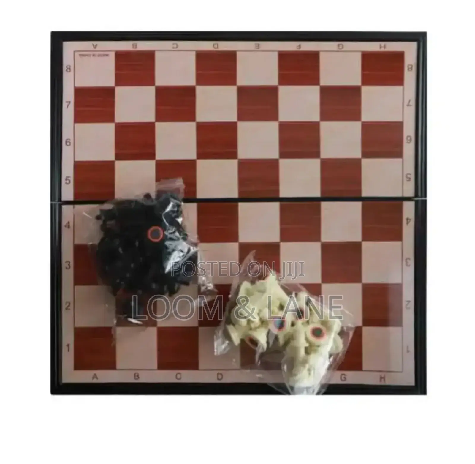 Magnetic Wood Foldable Brain Chess Game Set