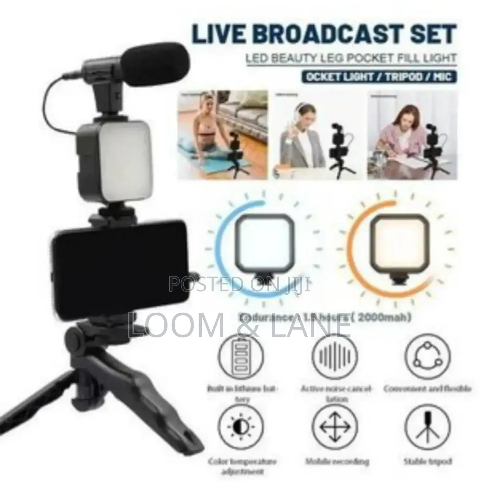 Professional Vlogging Kit With Microphone