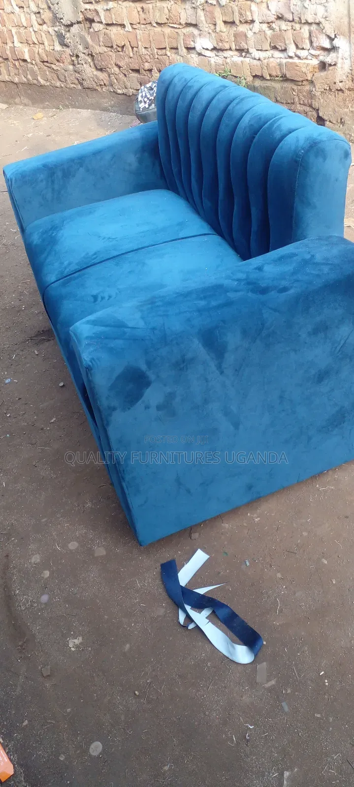 2 Seater Sofa Seat in Blue Colour Available