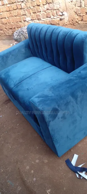 2 Seater Sofa Seat in Blue Colour Available