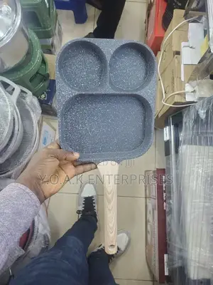Marble Frying Pan With Portions