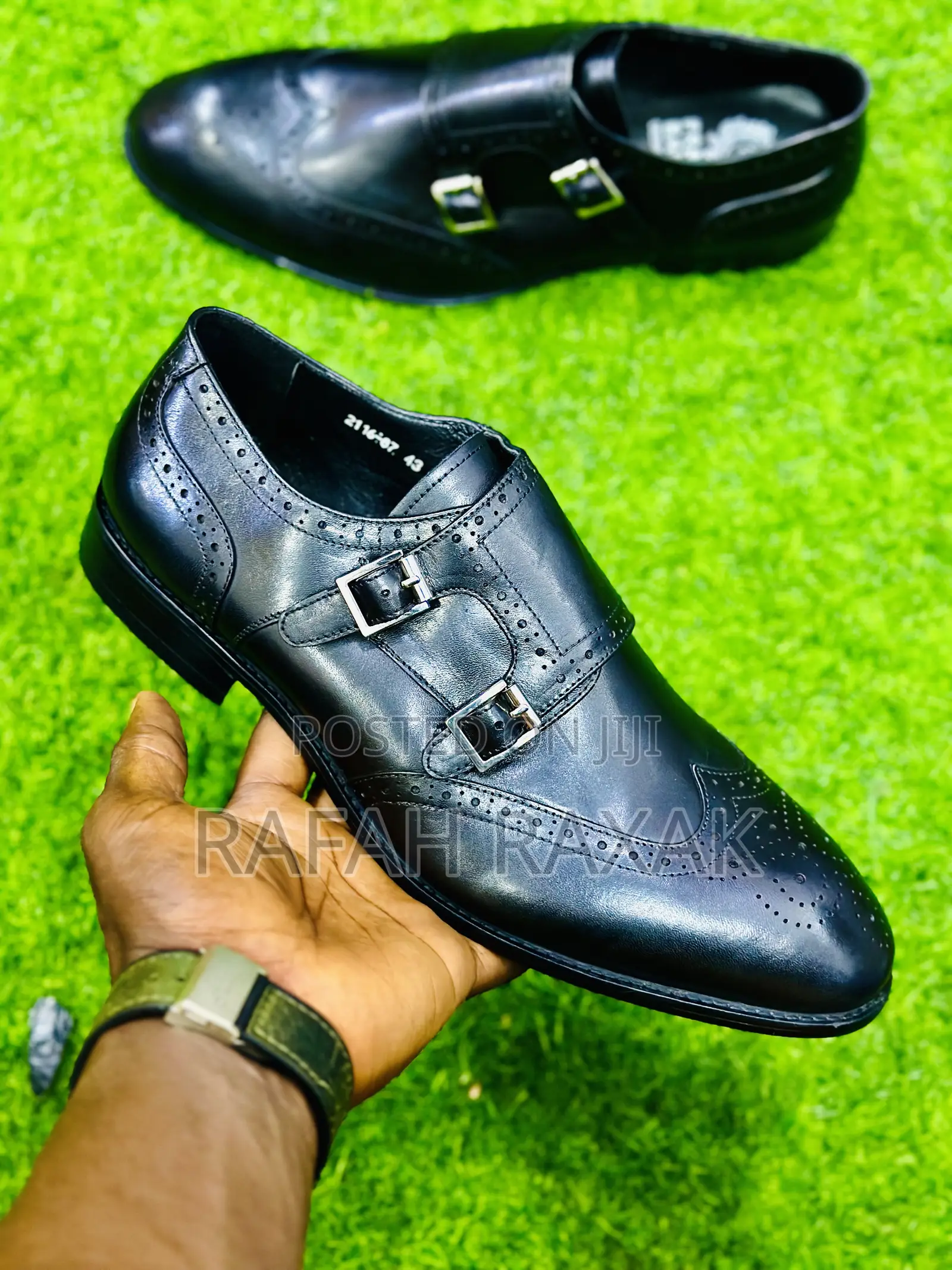 Original Franco Banetti Double Buckle Oxford Shoes