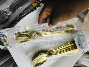 Golden Folks And Spoons