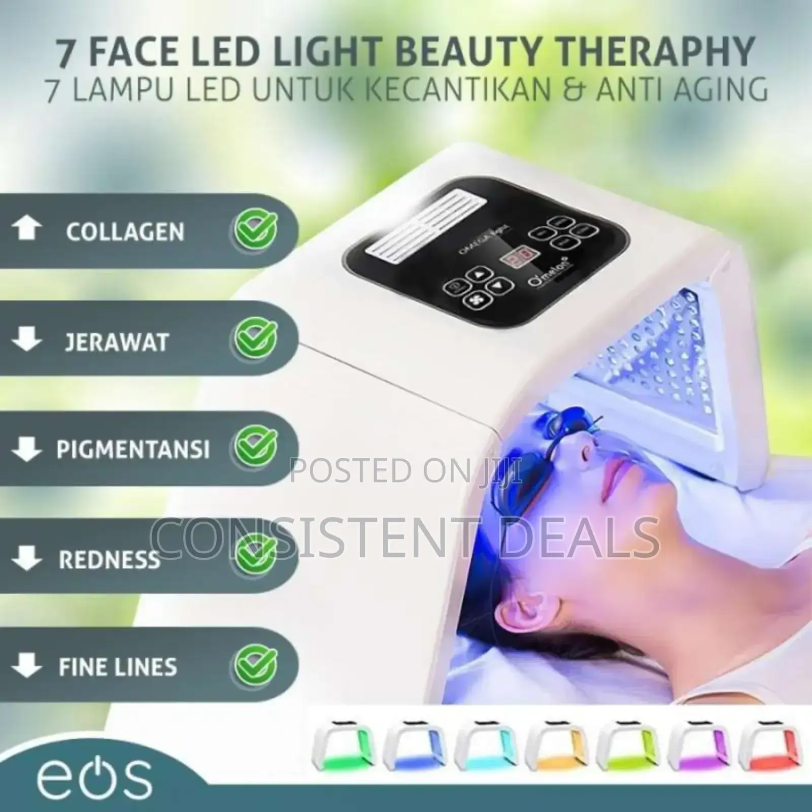 7 Colours Led Mask PTD Led Light Therapy Skin Care Tool