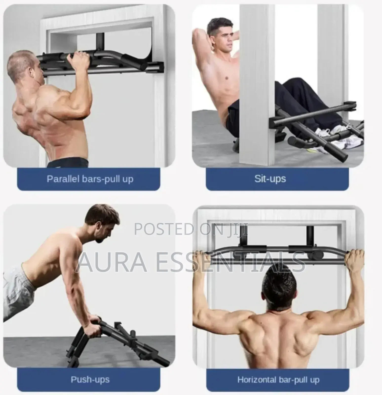 Ultrasport Multifunctional Door Pull -Up Bar With Soft Grip