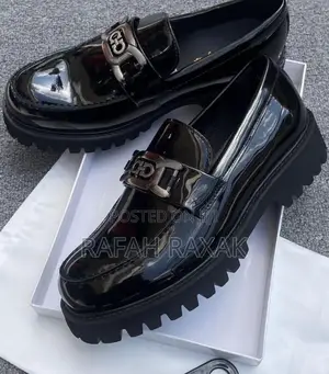 Original Designer Salvatore Ferragamo Big Sole Shinny Loafer