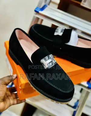 Photo - Original Men’S Designer Luxury Hermes Suede Loafers