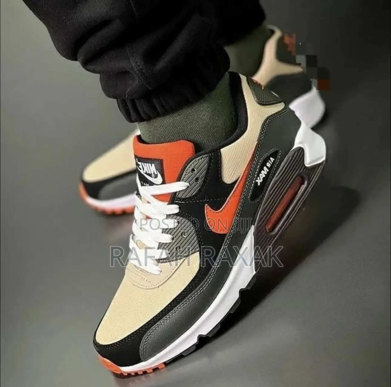 Original Nike Air Max 90 Tweed Dark Army Sneakers