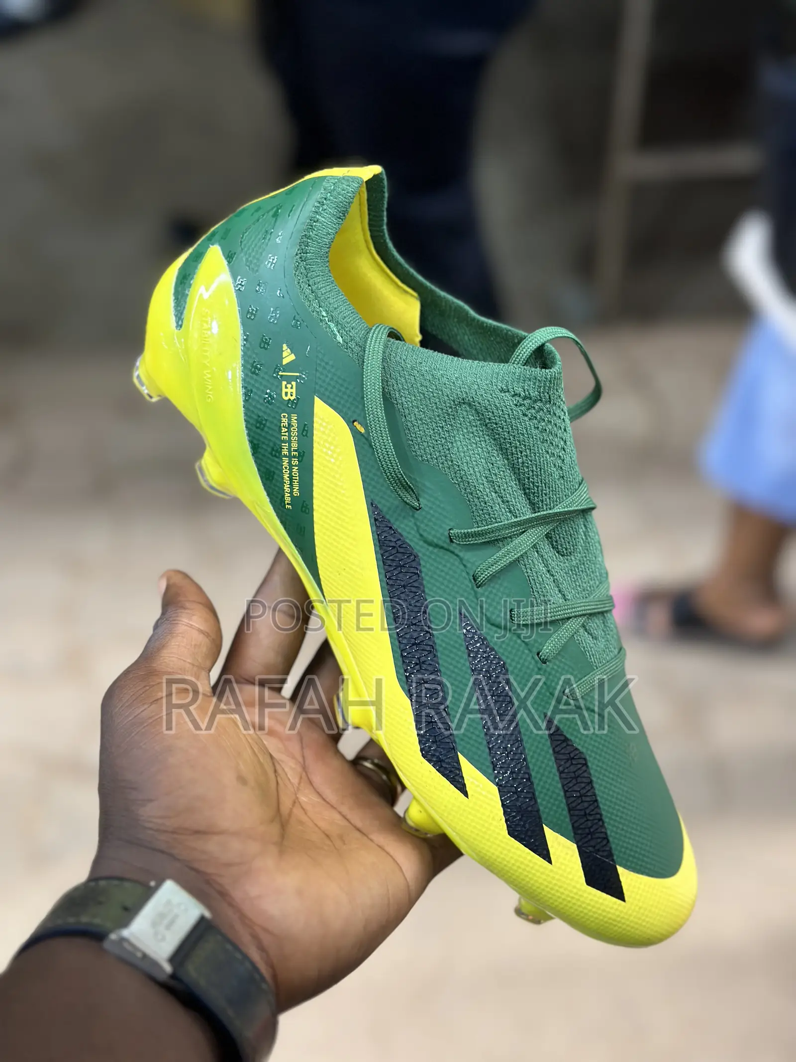 Green/Yellow Adidas X Crazy Fast.1 Australia Football Boots