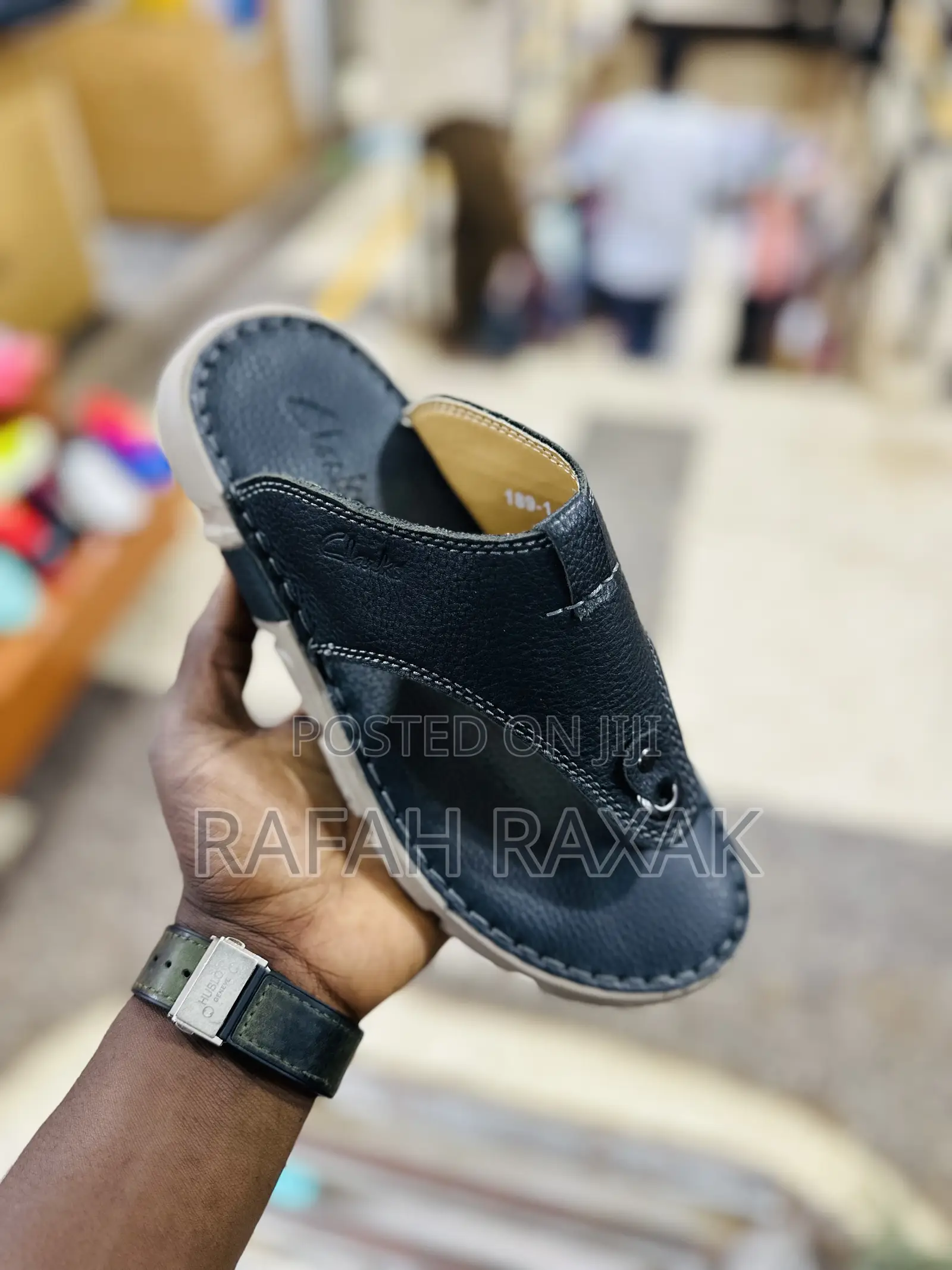 Original Men’S Classic Comfortable Clarks Leather Sandals