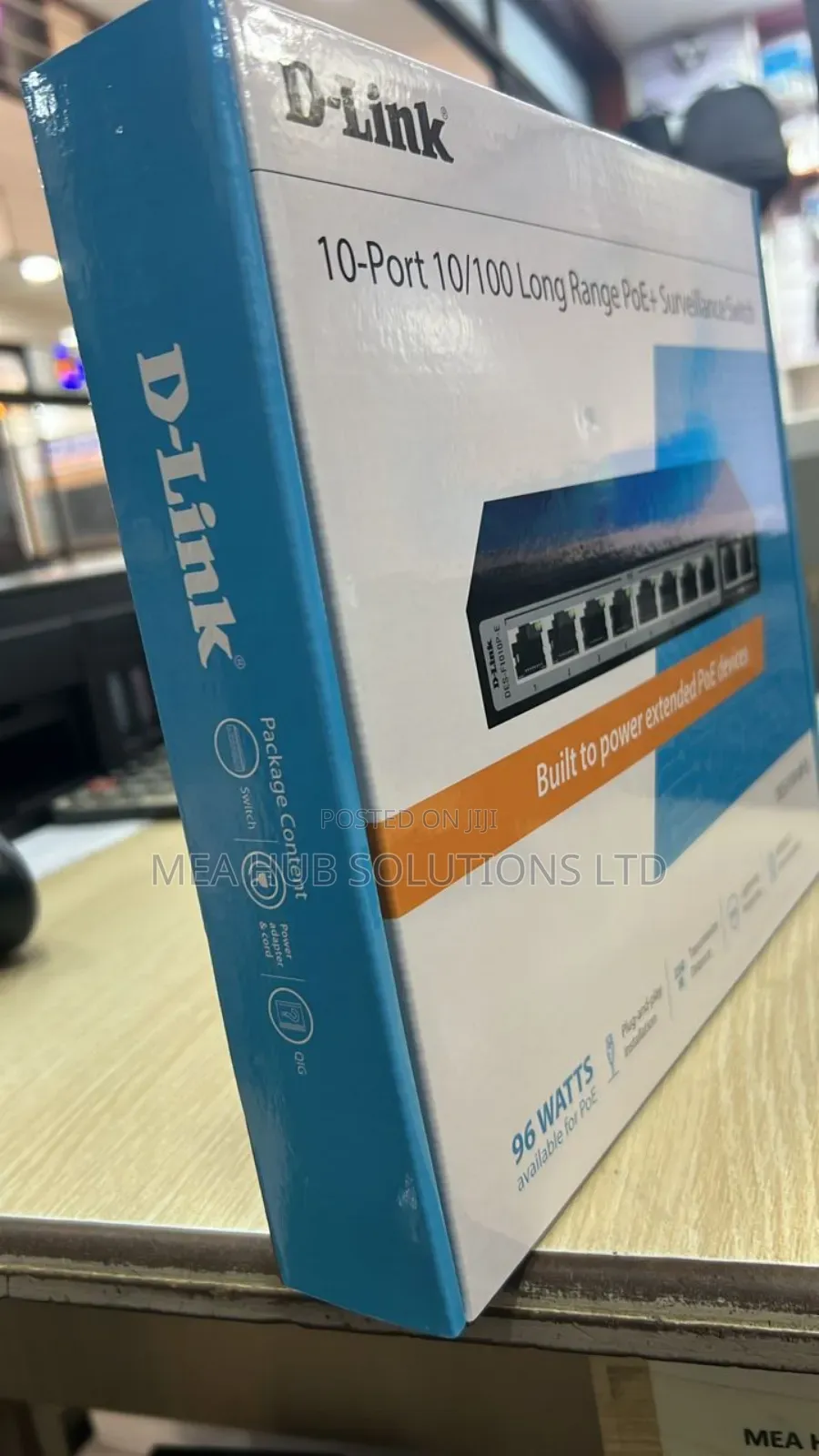 Dlink 10 Port Poe Surveillance Switch