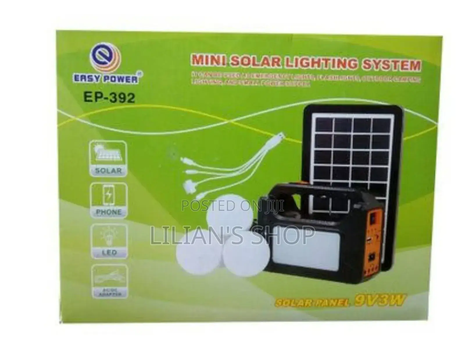Indoor and Outdoor Mini Solar Lighting System