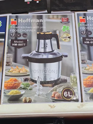 High-Quality Ultimate Smart Kitchen Hoffman Food Chopper 6L