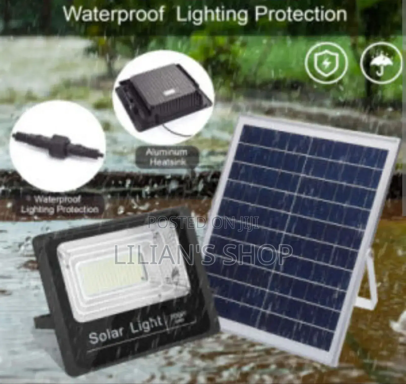 300W Solar Flood Light