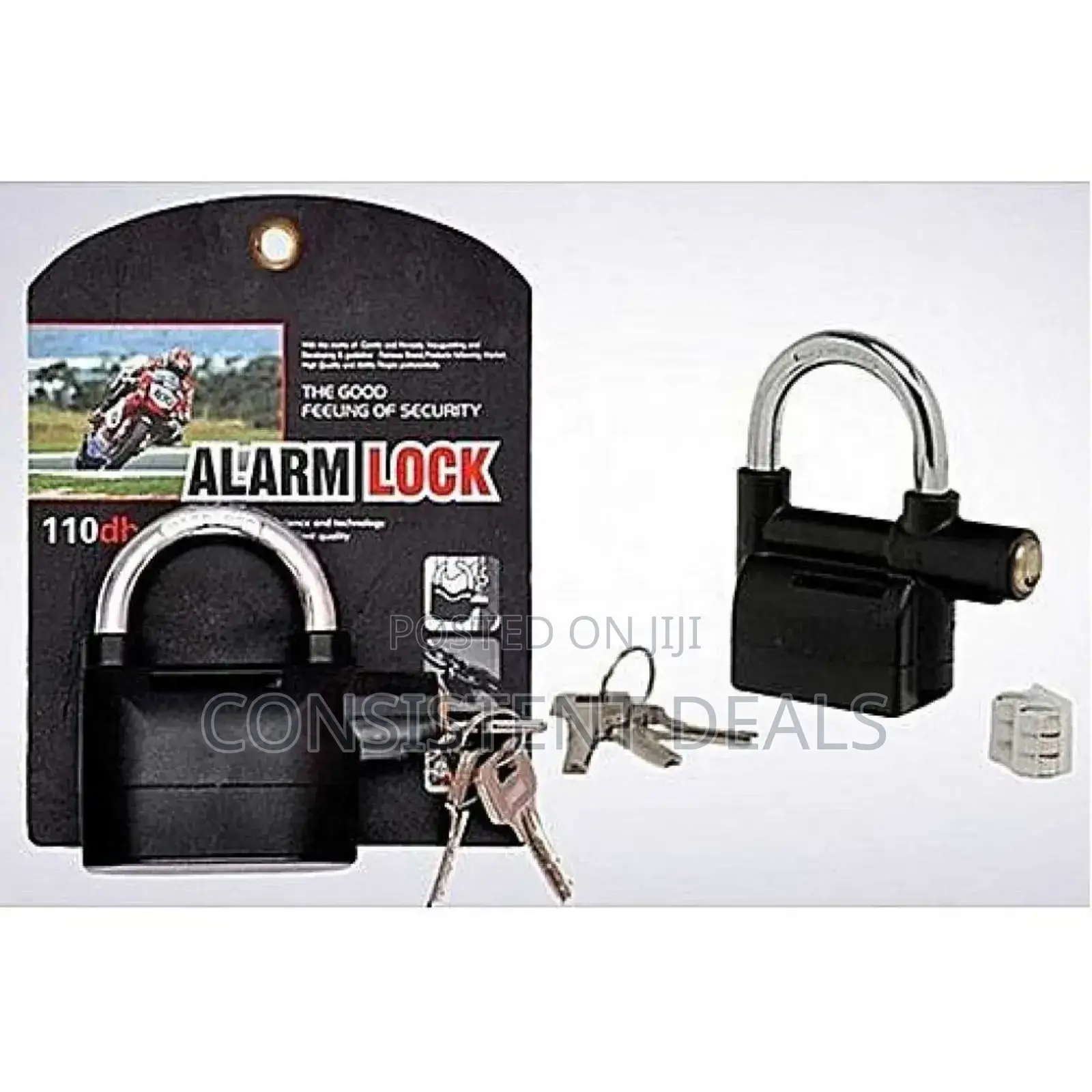 Kinbar Loud Alarm Anti-Theft Sensor Padlock