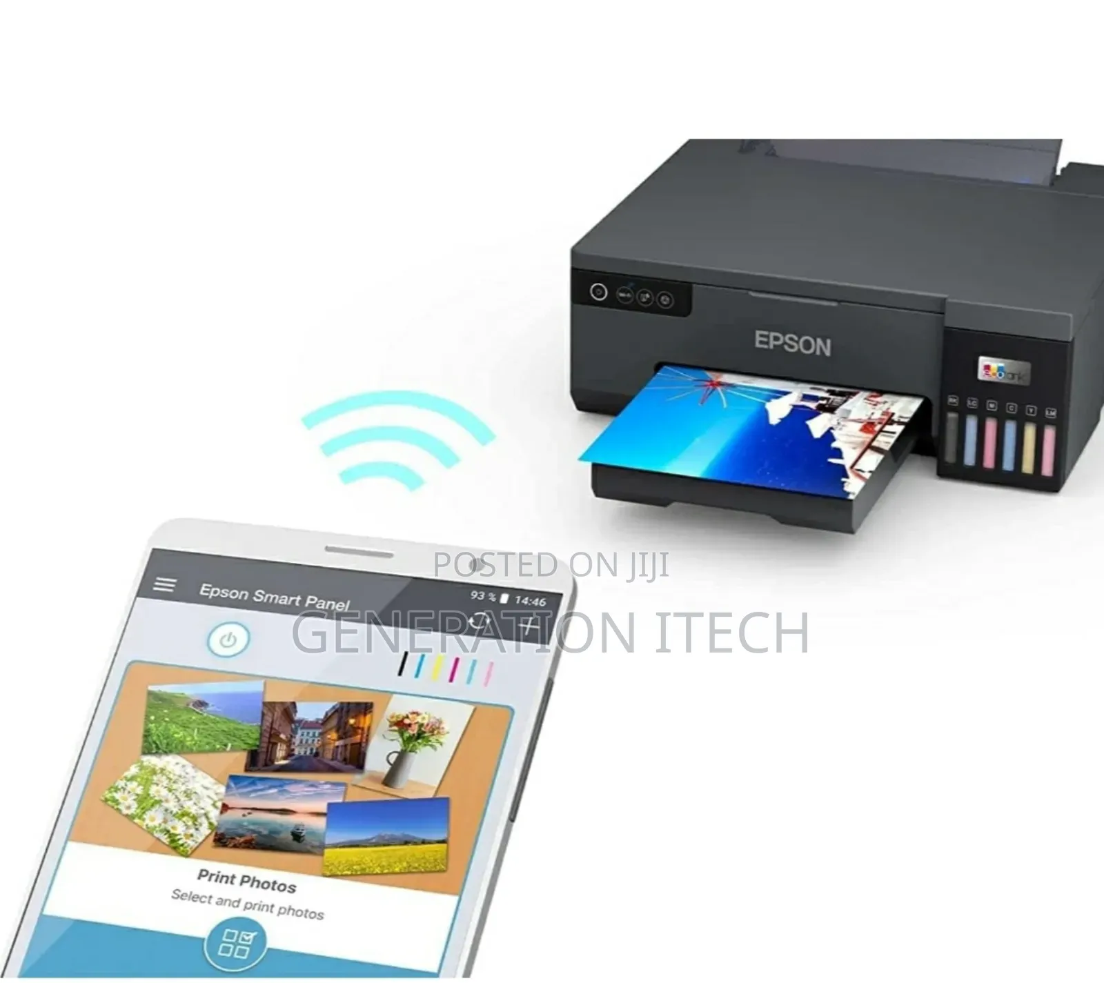 Eco Tank L8050 Epson Printer for Photos, Plastic Cards CDS