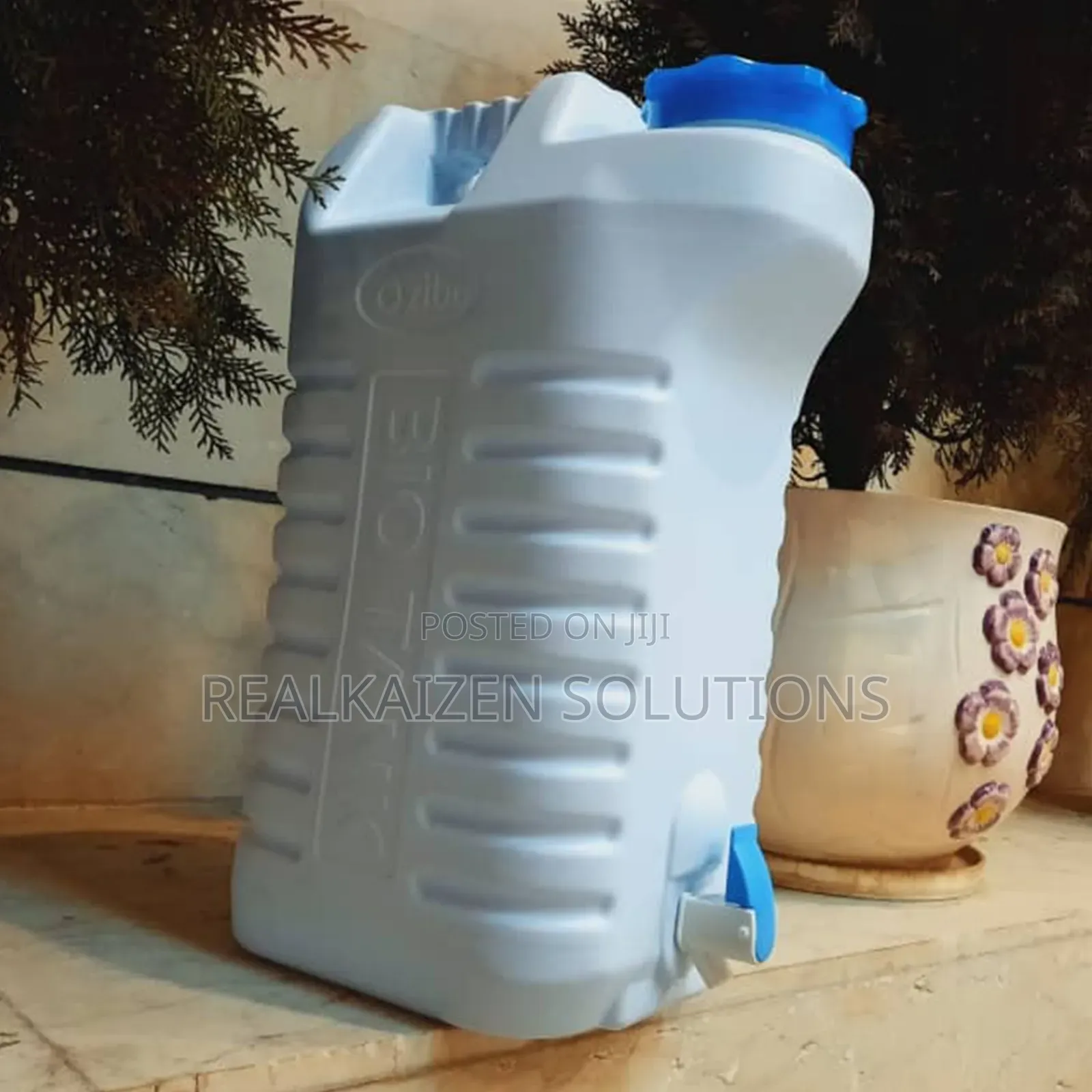 Iran OZIBA 20L Plastic White |Liquid |Water |Milk |Jerrycan