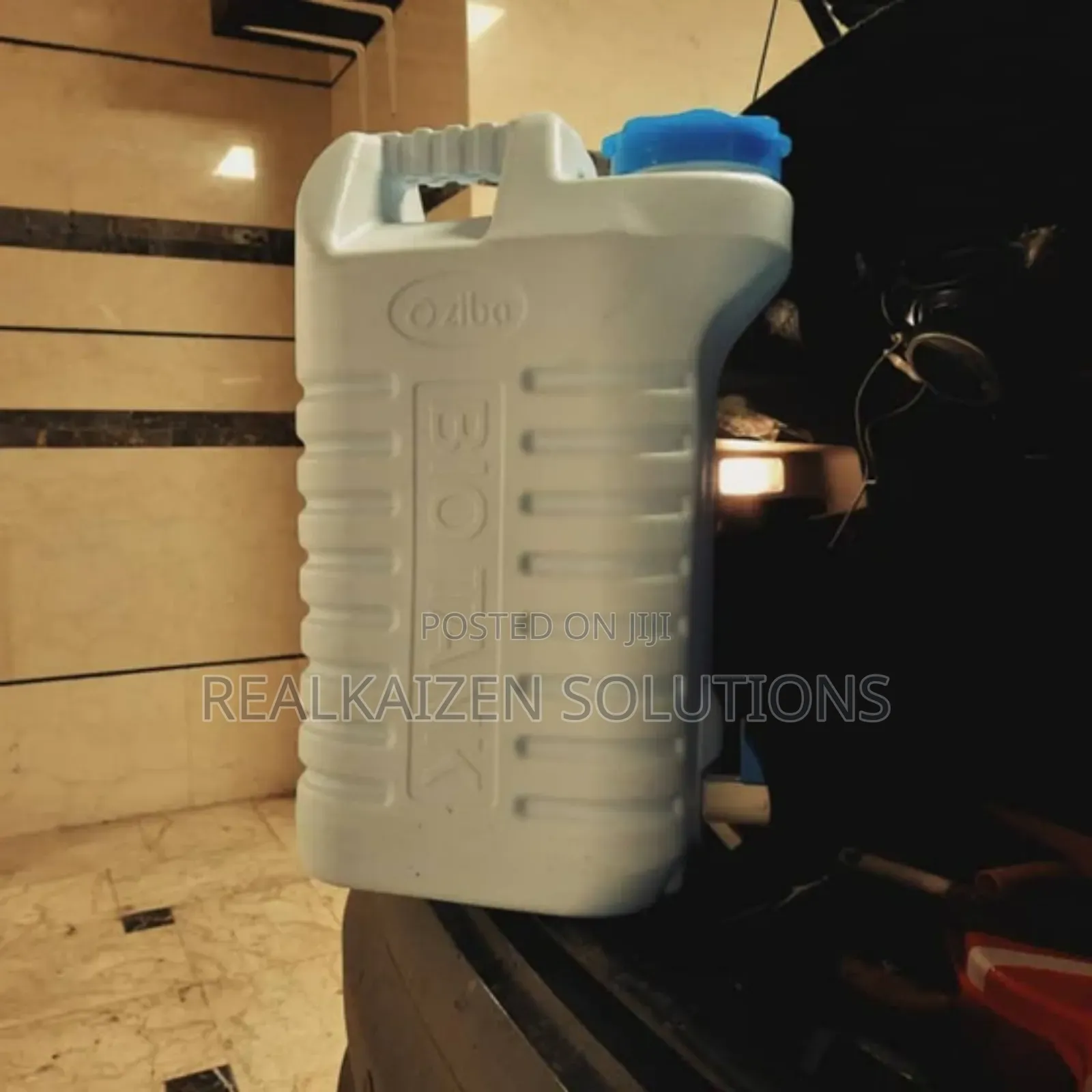 Iran OZIBA 20L Plastic White |Liquid |Water |Milk |Jerrycan