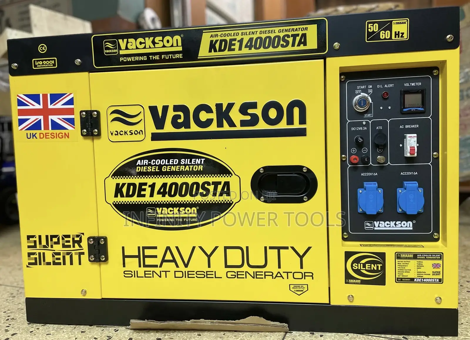 Silent Generator(Vackson) 7.5kva