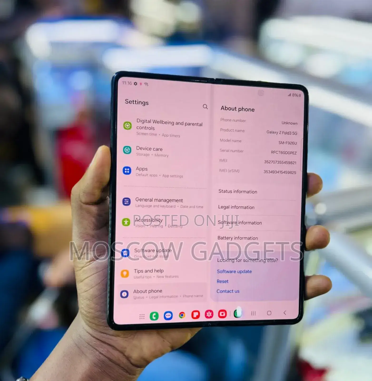Samsung Galaxy Z Fold 3 256 GB Black
