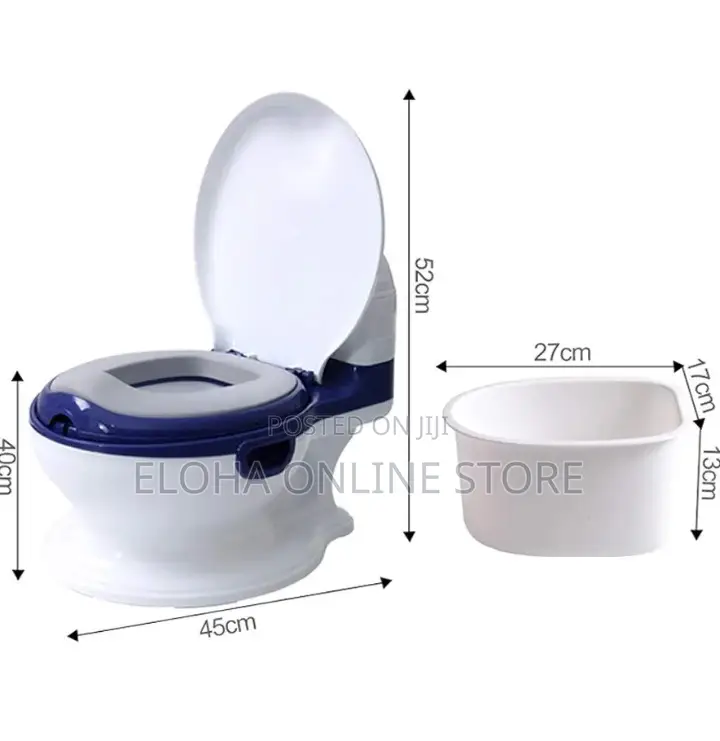 Kids Baby Plastic Toilet Training Potty Chair With Cover