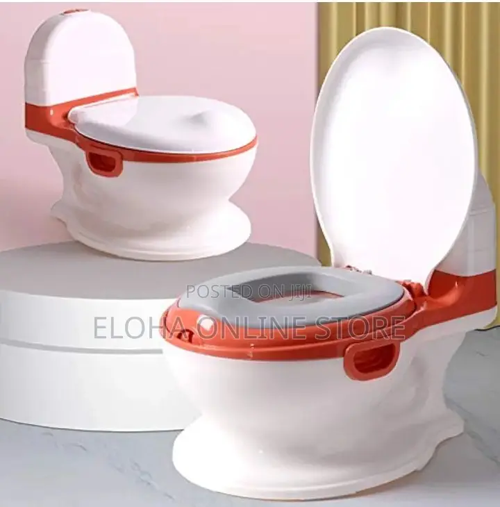 Kids Baby Plastic Toilet Training Potty Chair With Cover