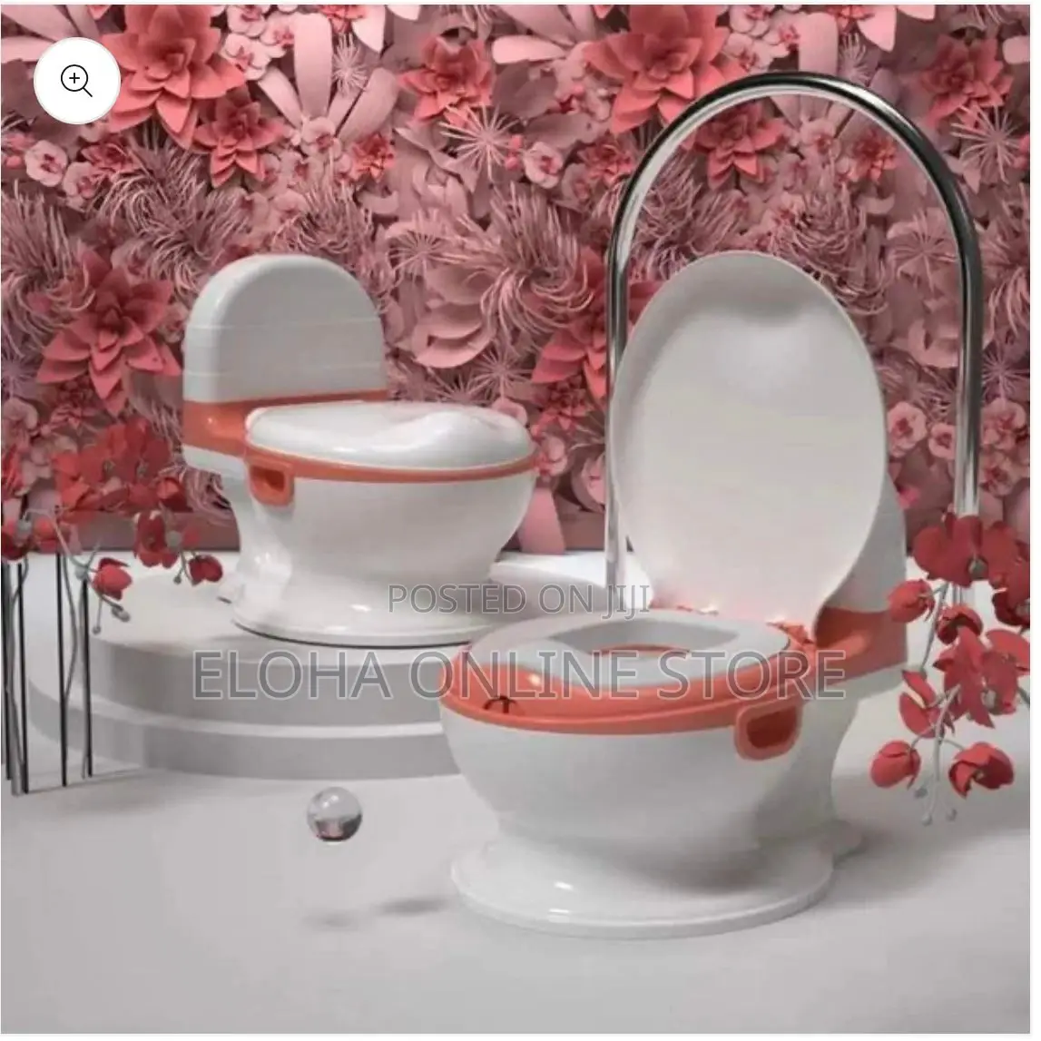 Kids Baby Plastic Toilet Training Potty Chair With Cover
