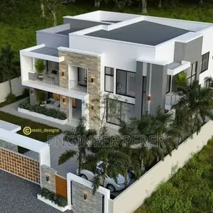 Architectural Design Hidden Roof House