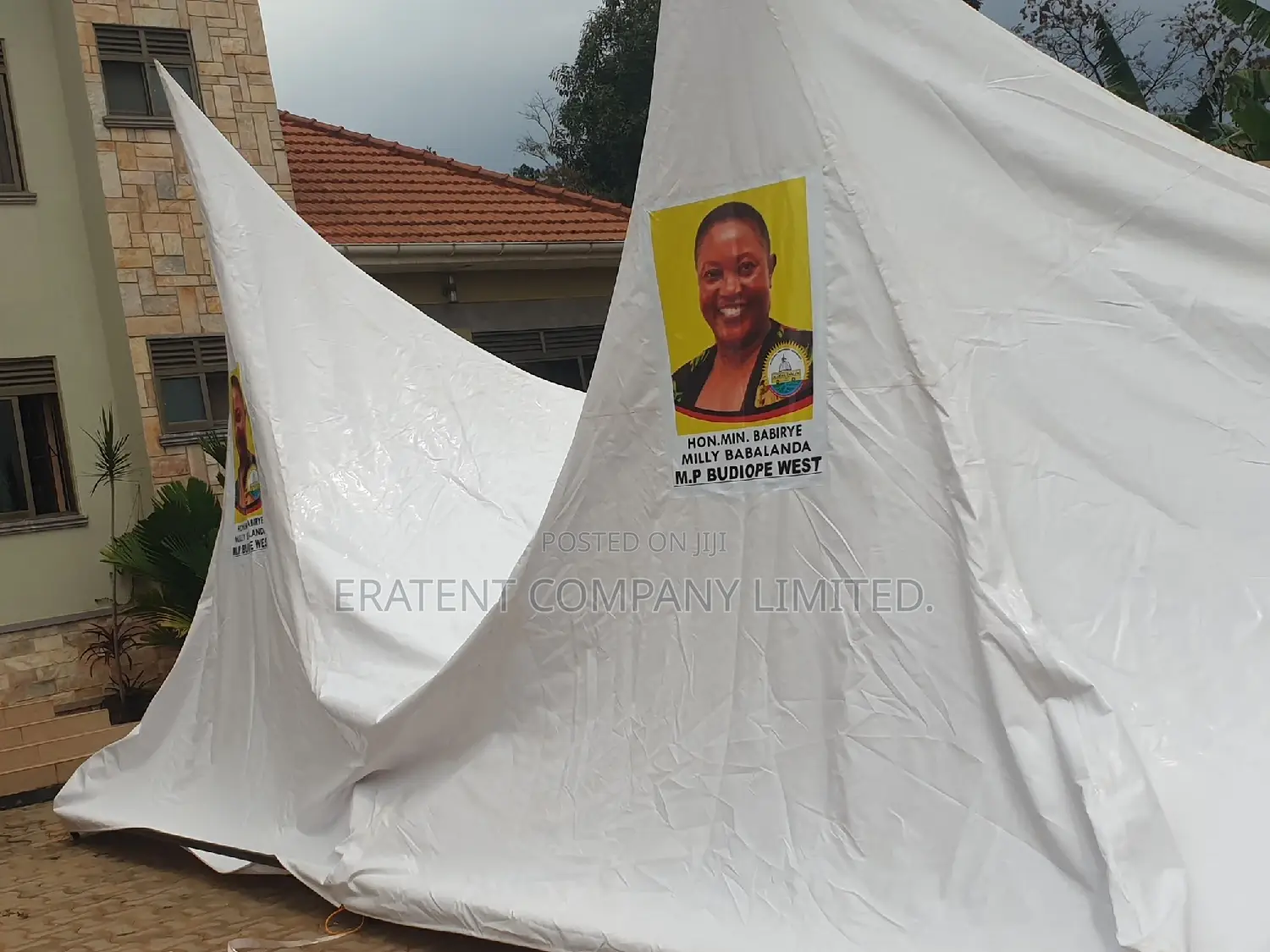 100 Seater Campaignbranded Tent With Your Logo