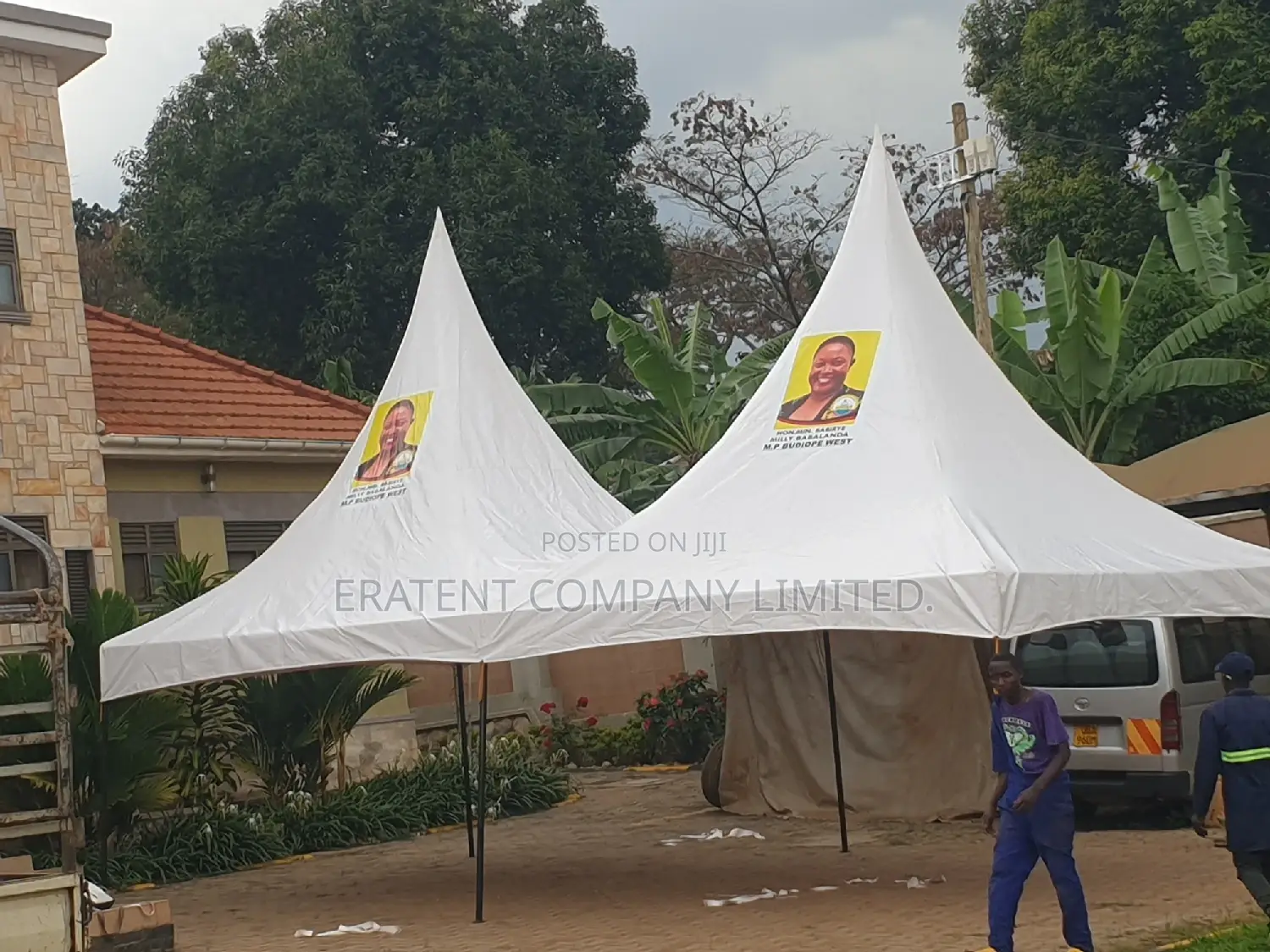 100 Seater Campaignbranded Tent With Your Logo