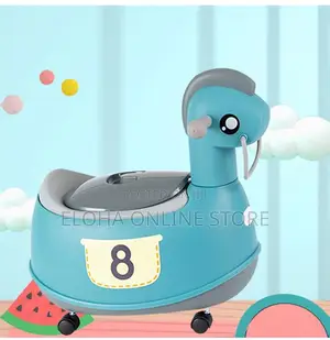 Soft Baby Plastic Potty Training With Wheels