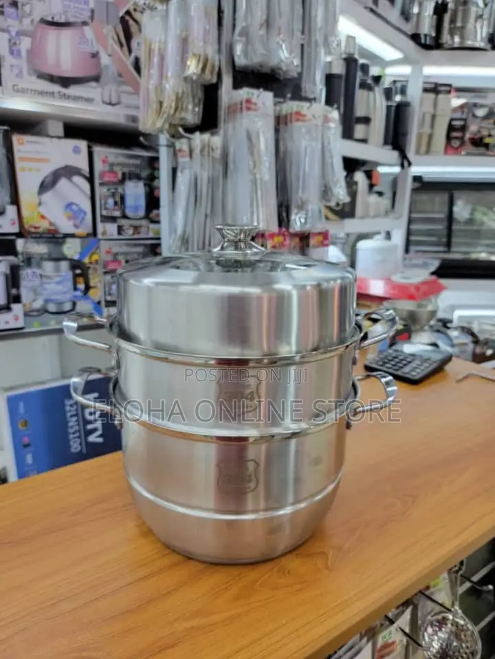 2 Layer Metallic Food Steamer