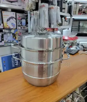 2 Layer Metallic Food Steamer