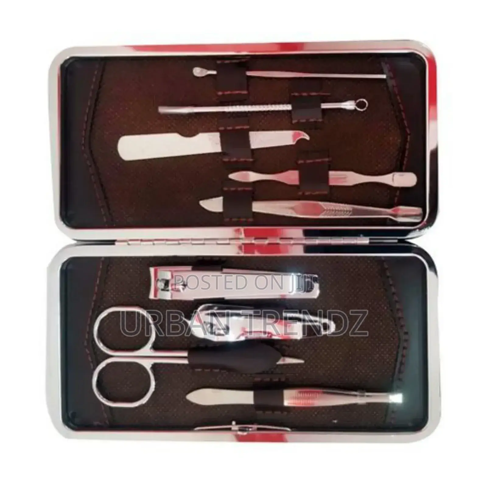 Multipurpose Manicure Pedicure Nails Tool Set - Silver
