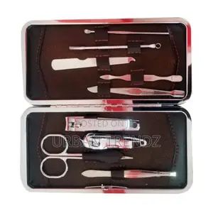 Multipurpose Manicure Pedicure Nails Tool Set - Silver