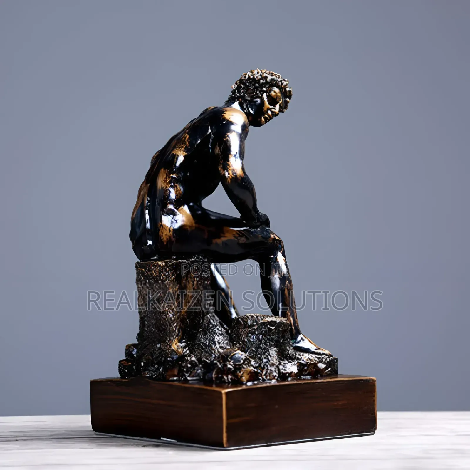 Rodin Statue
The THINKER Meditator Greek Resin Sculpture