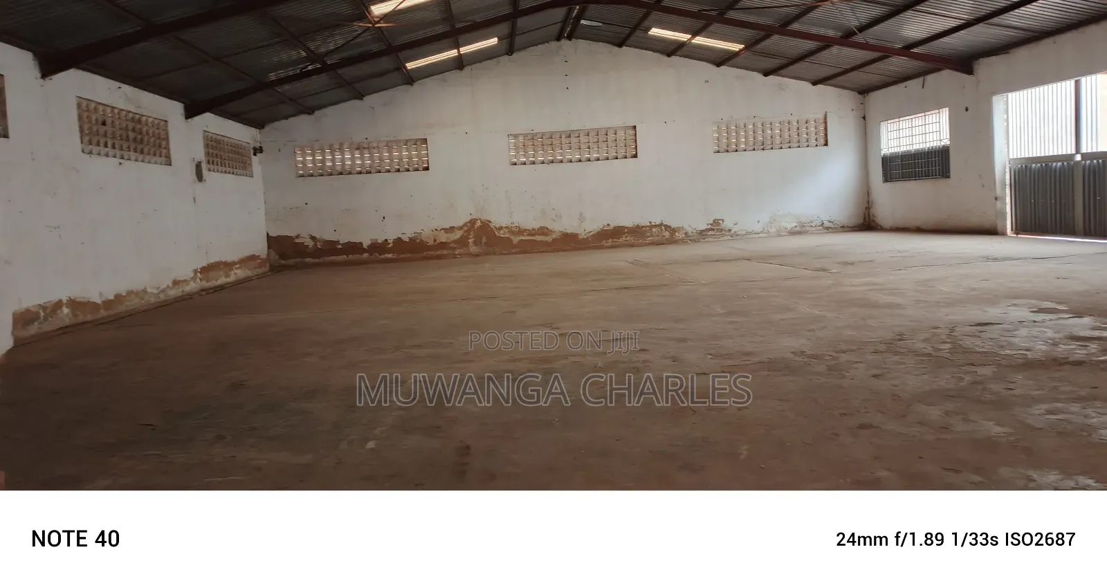 Werehouse for Rent in Mbuya