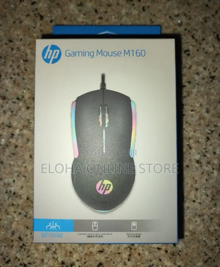 HP M160 Gaming Mouse With Multicolor LED Lighting