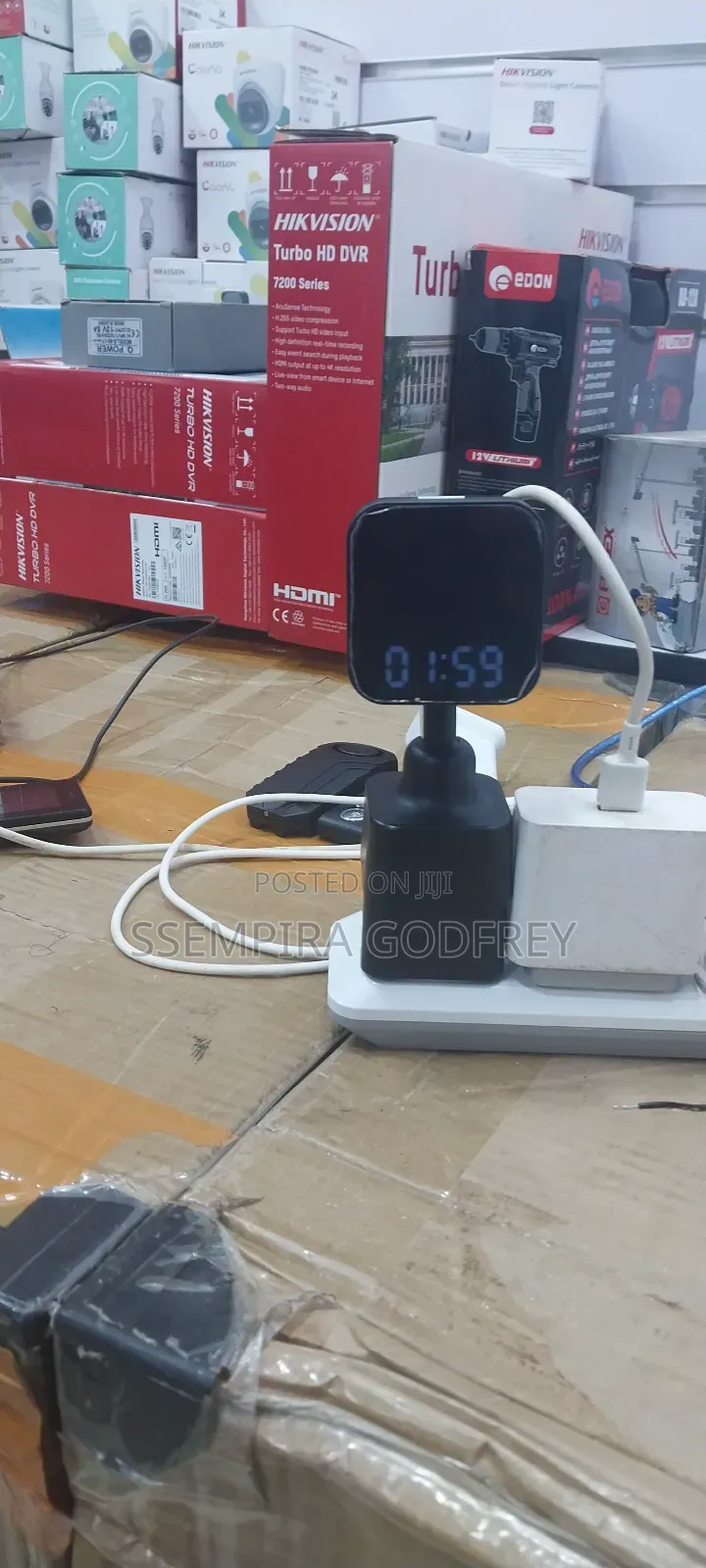Spy Digital Clock Camera